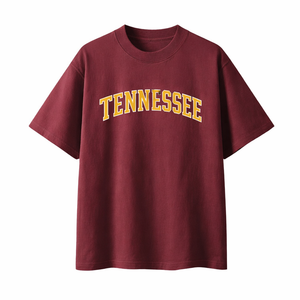 Tennessee State Pride T-Shirt in Wine Gray / Gold