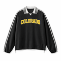 Colorado College Varsity Sweatshirt in Black / Gold