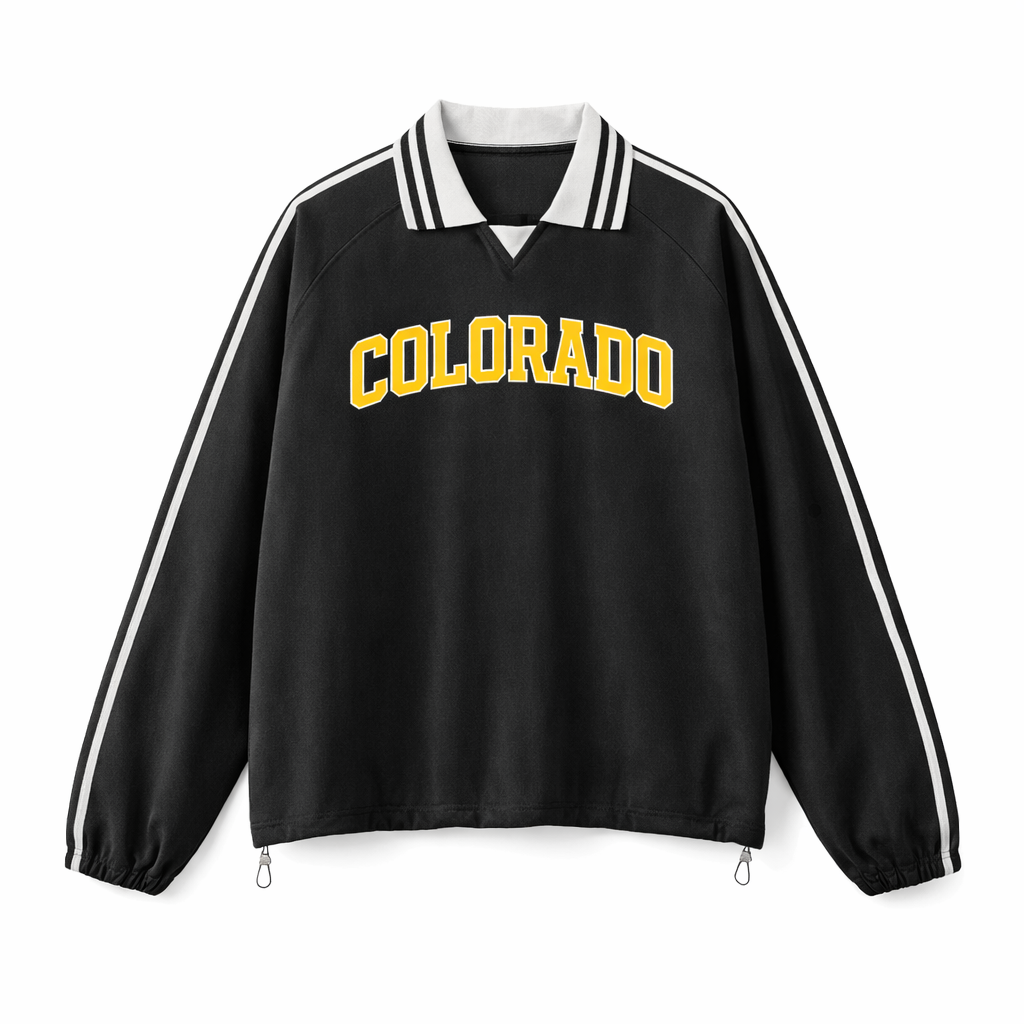 Colorado College Varsity Sweatshirt in Black / Gold