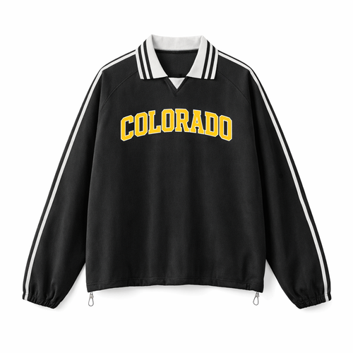Colorado College Varsity Sweatshirt in Black / Gold