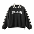 Delaware College Varsity Sweatshirt in Black / White