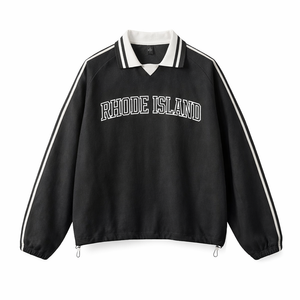 Rhode Island College Varsity Sweatshirt in Black / White