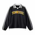 Tennessee College Varsity Sweatshirt in Black / Gold