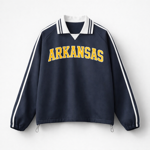 Arkansas College Varsity Sweatshirt in Royal Blue / Gold