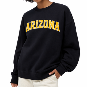Arizona Crewneck Sweatshirt in Black / Gold — lifestyle 2