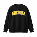 Arizona Crewneck Sweatshirt in Black / Gold