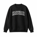 Hawaii Crewneck Sweatshirt in Black / White