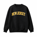 New Jersey Crewneck Sweatshirt in Black / Yellow