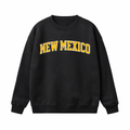 New Mexico Crewneck Sweatshirt in Black / Yellow