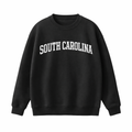 South Carolina Crewneck Sweatshirt in Black / White