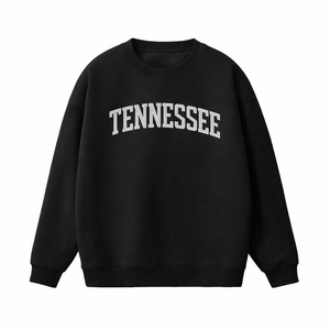 Tennessee Crewneck Sweatshirt in Black / White