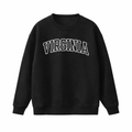 Virginia Crewneck Sweatshirt in Black / White