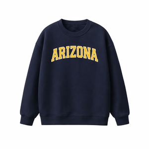 Arizona Crewneck Sweatshirt in Navy / Yellow