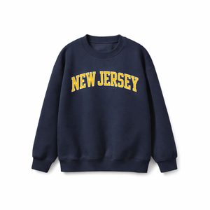 New Jersey Crewneck Sweatshirt in Navy / Yellow