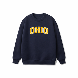 Ohio Crewneck Sweatshirt in Navy / Gold