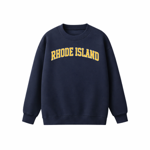 Rhode Island Crewneck Sweatshirt in Navy / Gold