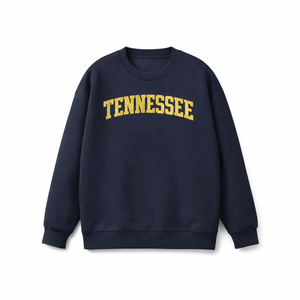 Tennessee Crewneck Sweatshirt in Navy / Cream
