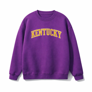 Kentucky Crewneck Sweatshirt in Purple / Gold