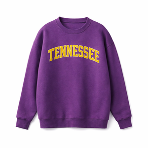 Tennessee Crewneck Sweatshirt in Purple / Gold
