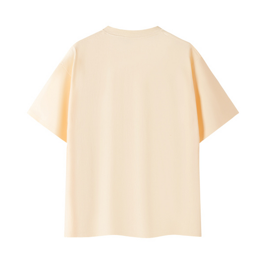Collection 1 Oregon Essential Cotton T-Shirt - Apricot behind