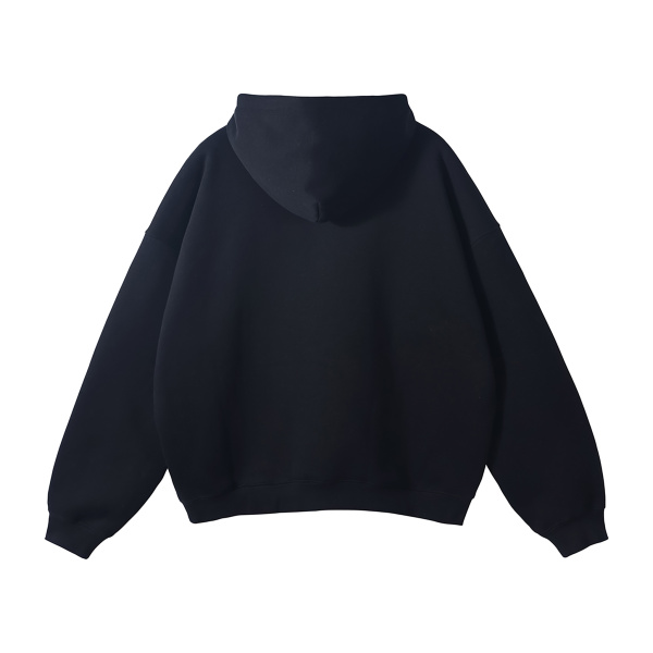 Collection 8 Minnesota Oversize Fleeced Hoodie - Black behind