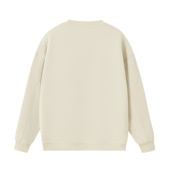 Collection 1 Minnesota Essential Heavyweight Crewneck Sweatshirt - Cream behind