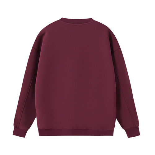 Collection 5 Maryland Essential Heavyweight Crewneck Sweatshirt - Dull Red behind