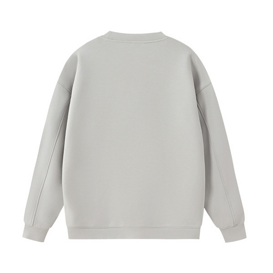Collection 1 Utah Essential Heavyweight Crewneck Sweatshirt - Gray behind