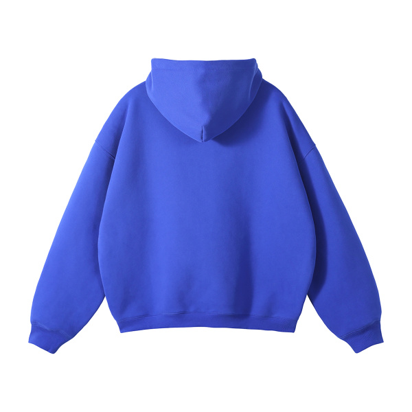 Collection 8 Washington Oversize Fleeced Hoodie - Klein Blue behind
