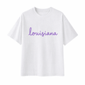 Collection 3 Louisiana Essential Cotton T-Shirt - White front