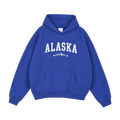 Collection 9 Alaska Oversize Fleeced Hoodie - Klein Blue front