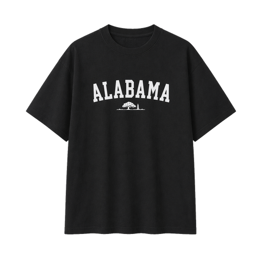 Collection 9 Alabama Essential Cotton T-Shirt - Black front