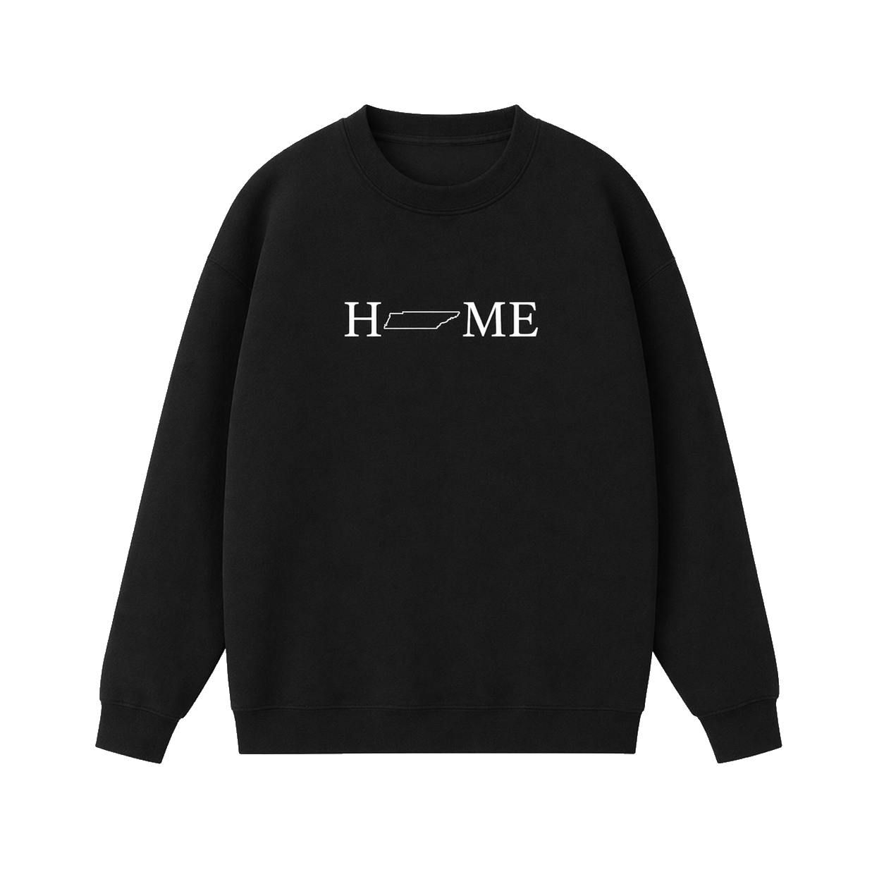 Collection 5 Tennessee Essential Heavyweight Crewneck Sweatshirt - Black front
