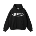 Collection 9 Tennessee Oversize Fleeced Hoodie - Black front
