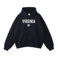 Collection 7 Virginia Oversize Fleeced Hoodie - Black front