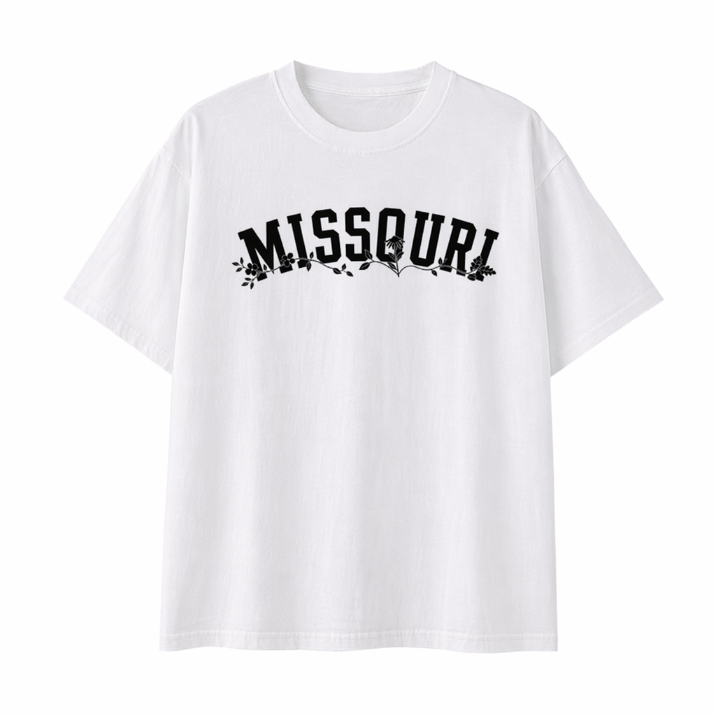 Collection 10 Missouri Essential Cotton T-Shirt - White front