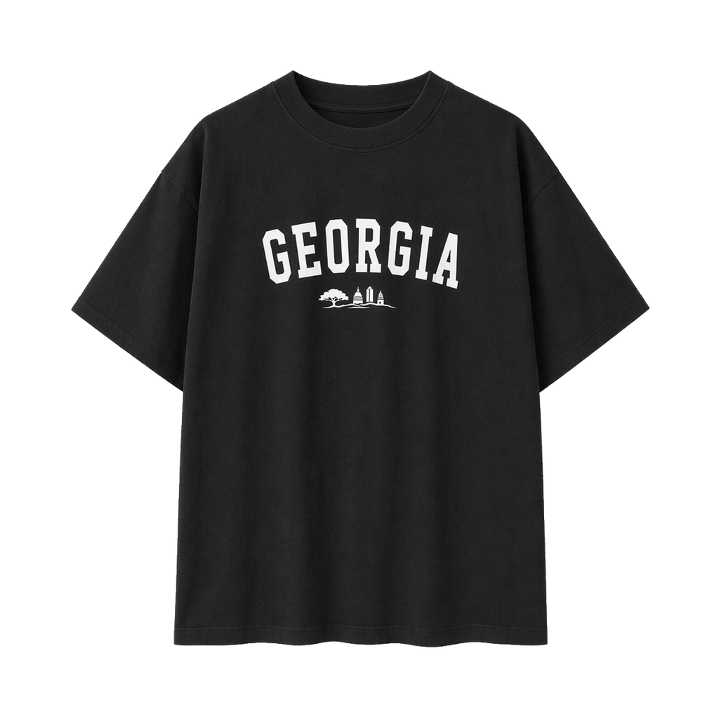 Collection 9 Georgia Essential Cotton T-Shirt - Black front