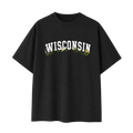 Collection 10 Wisconsin Essential Cotton T-Shirt - Black front