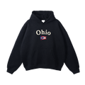 Collection 6 Ohio Oversize Fleeced Hoodie - Black front