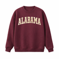 Alabama Essential Heavyweight Crewneck Sweatshirt - Dull Red front