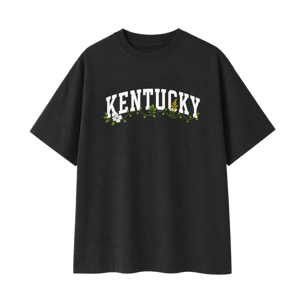 Collection 10 Kentucky Essential Cotton T-Shirt - Black front