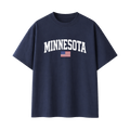Collection 2 Minnesota Essential Cotton T-Shirt - Navy Blue front