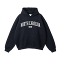 Collection 4 North Carolina Oversize Fleeced Hoodie - Black front