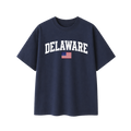 Collection 2 Delaware Essential Cotton T-Shirt - Navy Blue front
