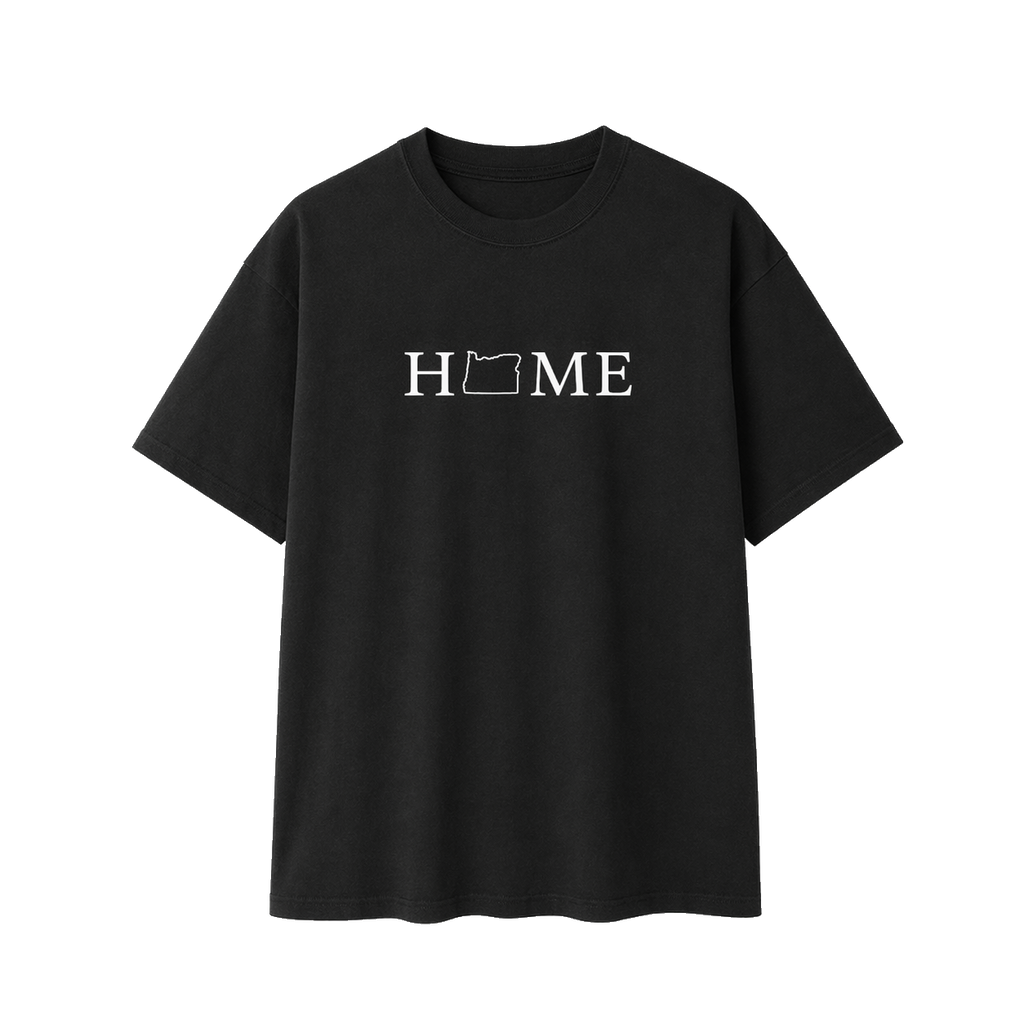Collection 5 Oregon Essential Cotton T-Shirt - Black front