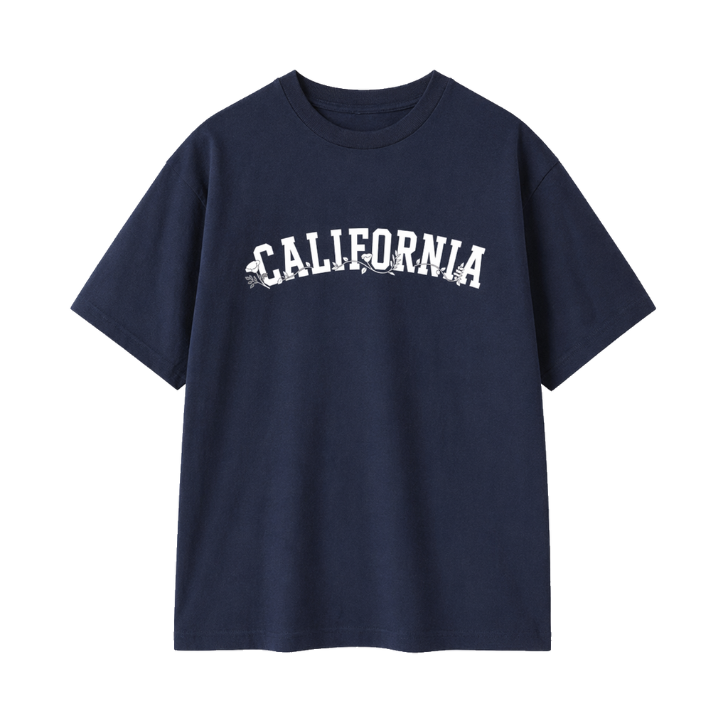 Collection 10 California Essential Cotton T-Shirt - Navy Blue front