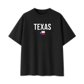 Collection 7 Texas Essential Cotton T-Shirt - Black front