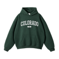 Collection 4 Colorado Oversize Fleeced Hoodie - Eden Green front