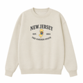 Collection 8 New Jersey Essential Heavyweight Crewneck Sweatshirt - Cream front