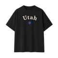 Collection 6 Utah Essential Cotton T-Shirt - Black front